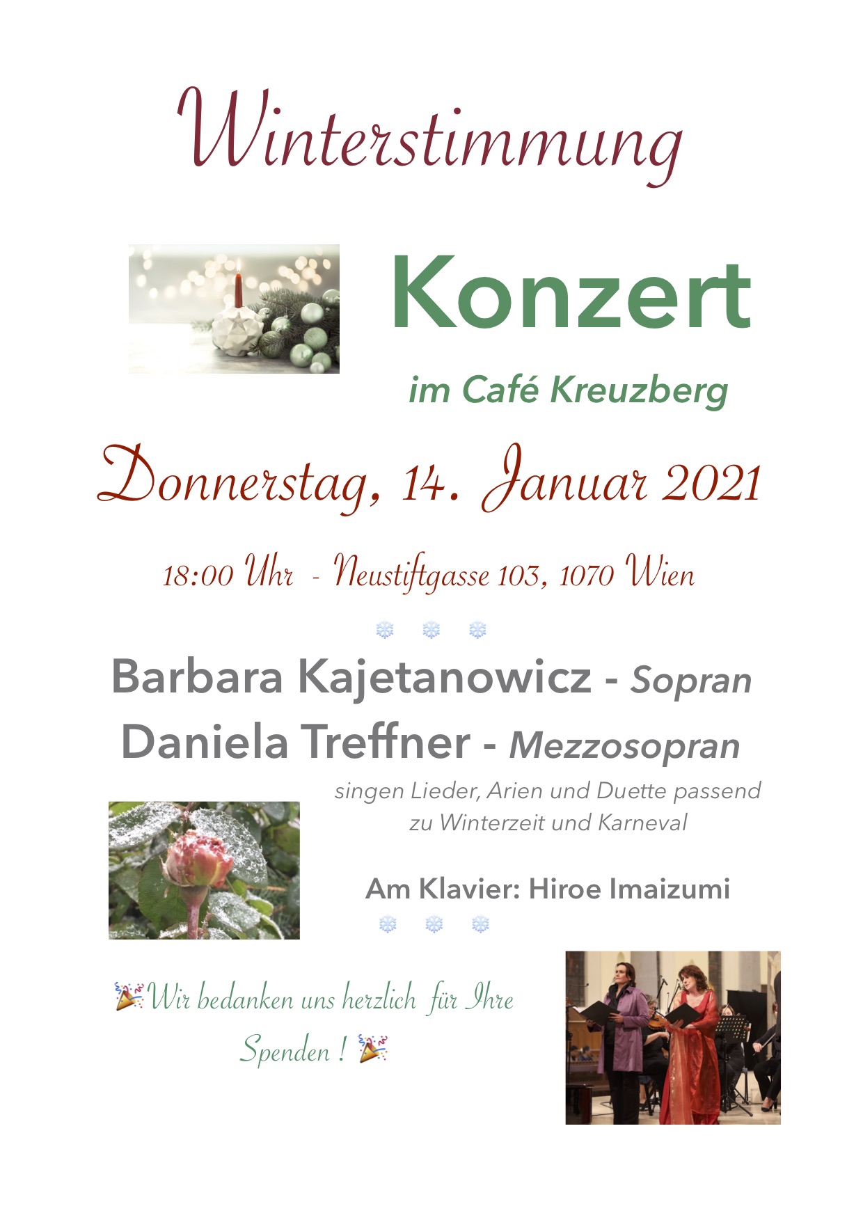 Winterstimmung Konzert 14.1.2021