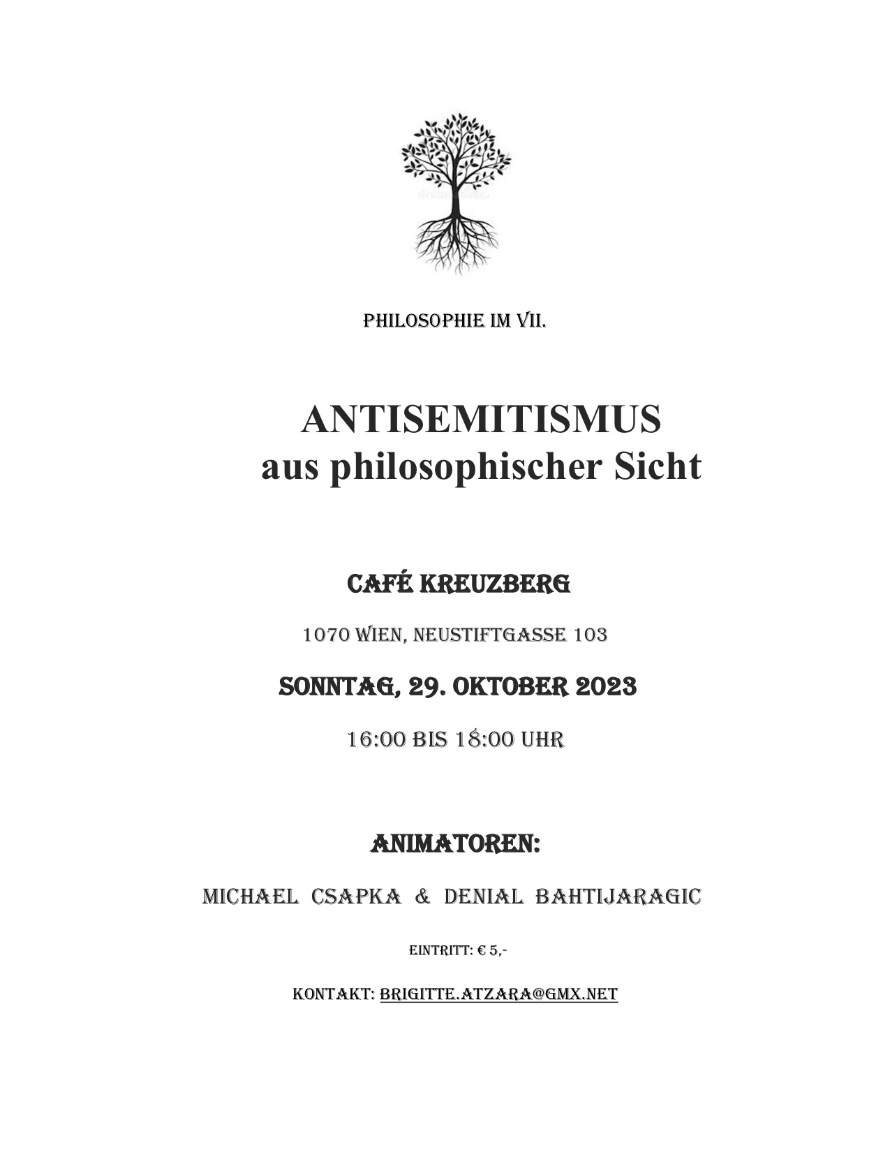 Plakat Thema 36 Antisemitismus