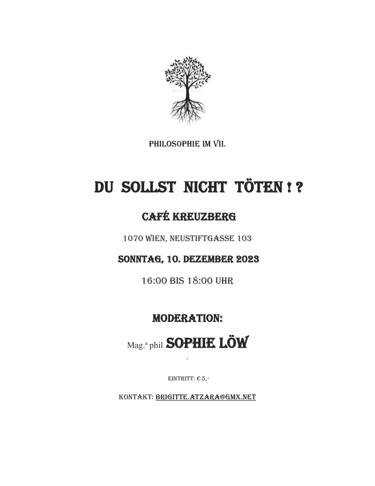 Plakat Töten